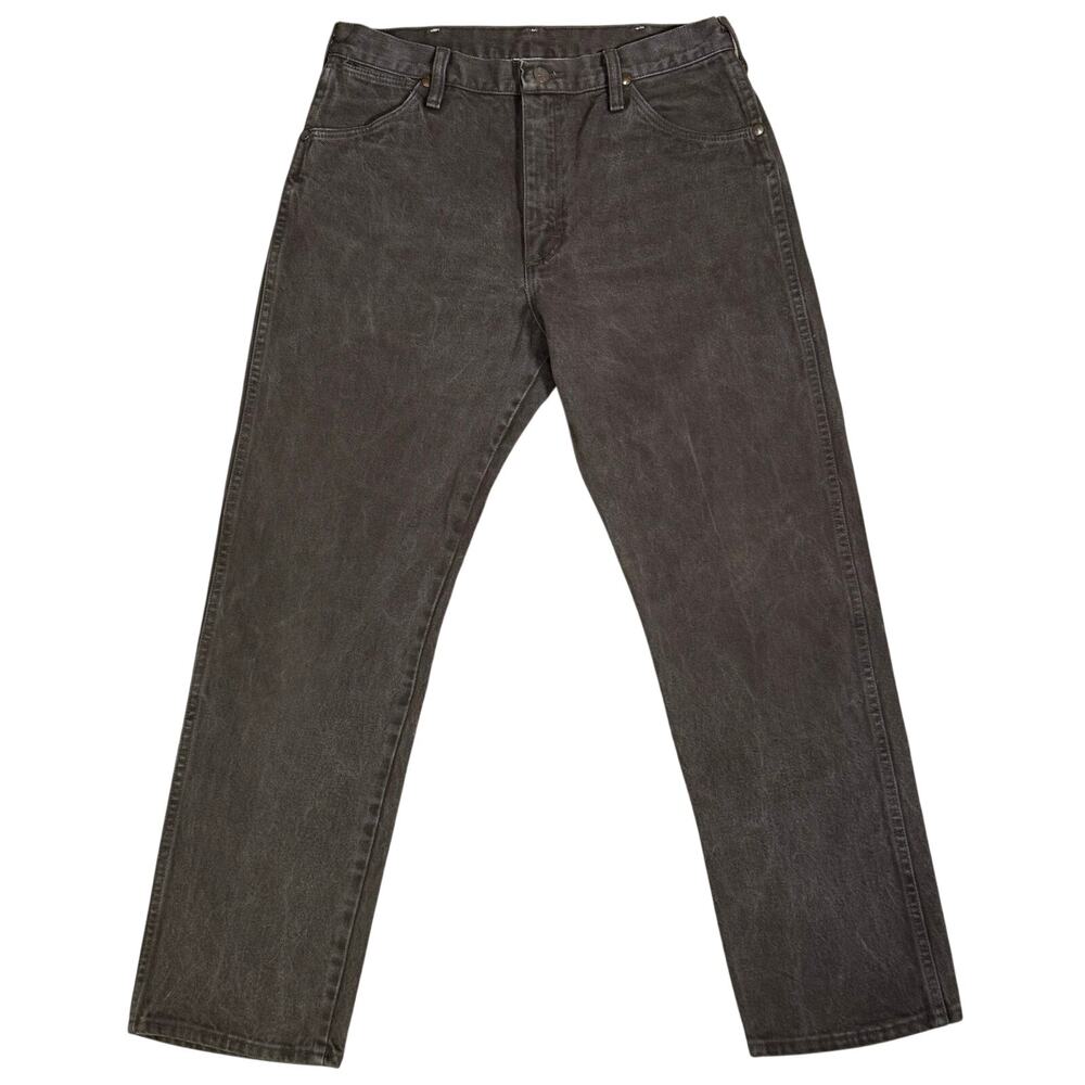 Vintage Wrangler 80s/90s Brown Faded Jeans Men’s Straight Leg USA Made 32x28.5